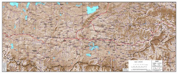 Central Tibet Map