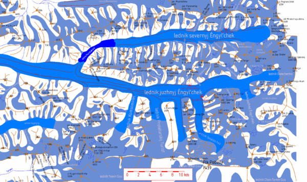 Central Tien Shan Map