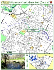 Central Williams Creek Greenbelt Map