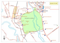 Central of Bogor City Map
