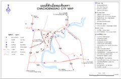 ChaChoengSao City Map ChaChoengSao City Map