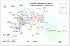 Chachoengsao Tourist Map