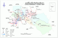 Chachoengsao Tourist Map Chachoengsao Tourist Map