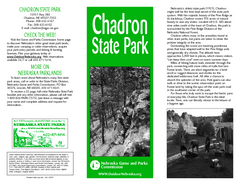 Chadron State Park Map