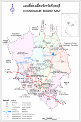 Chantaburi Tourist Map Chantaburi Tourist Map
