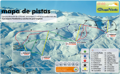 Chapa Verde Ski Trail Map