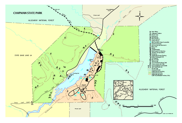 Chapman State Park map