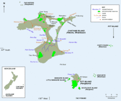 Chatham Island Map Chatham Island Map