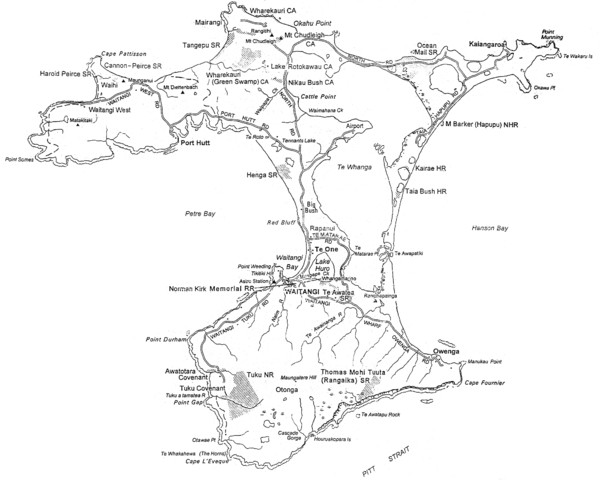 Chatham Island Map
