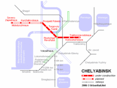 Chelyabinsk Metro Map