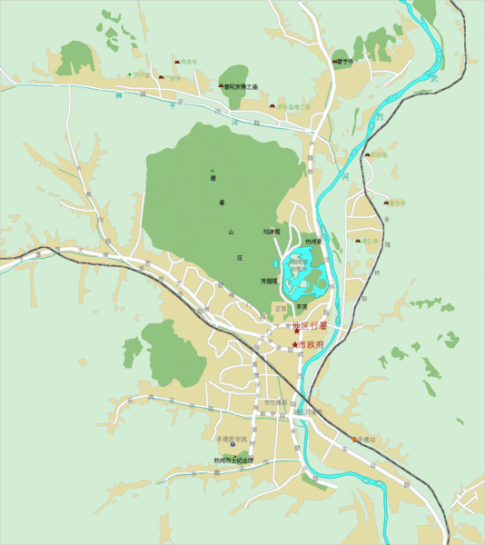 Chengde City Map