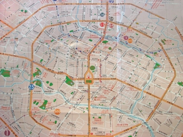 Chengdu City Map