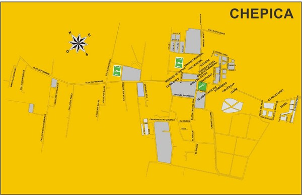 Chepica Map