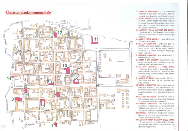 Cherasco Map