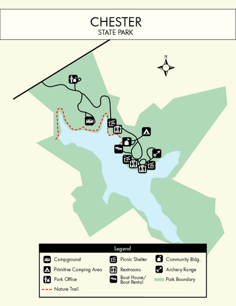 Chester State Park Map