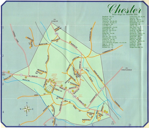 Chester Town Map