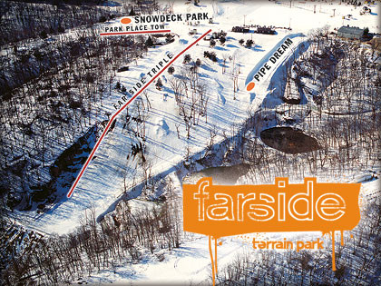 Chestnut Mountain Resort Farside Ski Trail Map