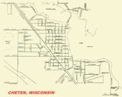 Chetek City Map Chetek City Map