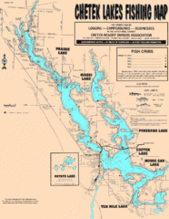 Chetek Lakes Fishing Map