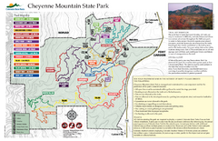 Cheyenne Mountain State Park trail map