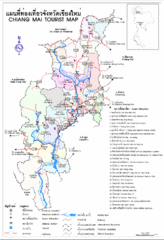 Chiang Mai Thailand Tourist Map