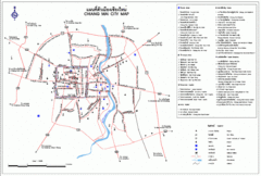 Chiang Mai Tourist Map