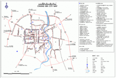 Chiang Mai Tourist Map Chiang Mai Tourist Map