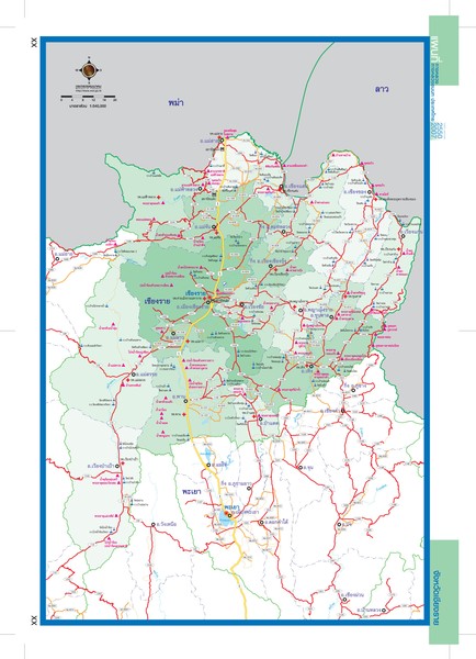 Chiangrai, Thailand Map