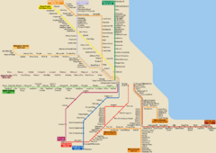 Chicago Public Transportation Map