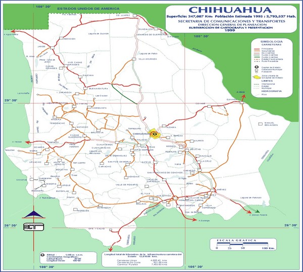 Chihuahua Town Map