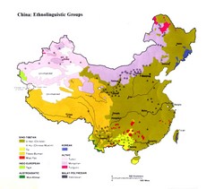 China Ethnolinguistic Map