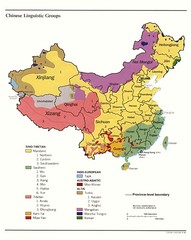 China Linguistics Map