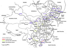 China Railway Map