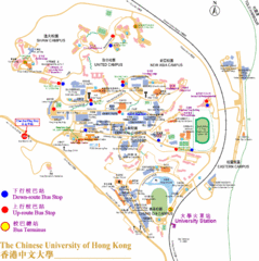 Chinese University of Hong Kong Map