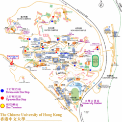 Chinese University of Hong Kong Map Chinese University of Hong Kong Map