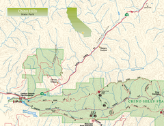 Chino Hills State Park NW Map