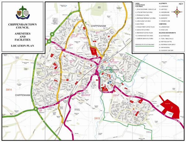 Chippenham Town Map