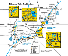 Chippewa Valley Trail System Map