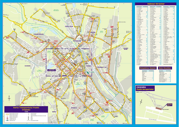 Chisinau Public Transportation Map