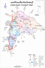 Chon Buri Province Guide Map