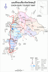 Chon Buri Province Guide Map Chon Buri Province Guide Map