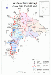 Chon Buri Province Guide Map Chon Buri Province Guide Map