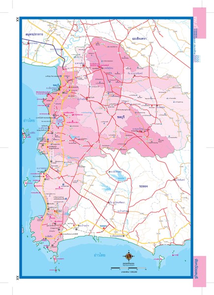 Chonburi, Thailand Map