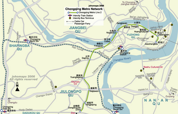 Chonqing Metro Map
