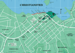 Christiansted Map Christiansted Map