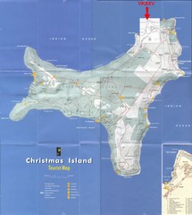 Christmas Island Tourist Map