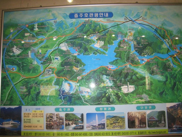 Chungju Tourist Map