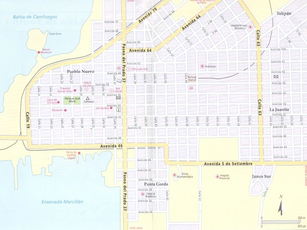 Cienfuegos City Map