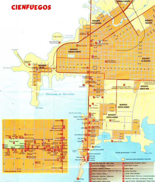 Cienfuegos Map