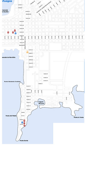 Cienfuegos Street Map